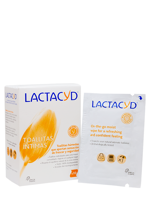 15 toallitas - Pack de 20 Fresh Toallitas húmedas intimas Lactacyd 